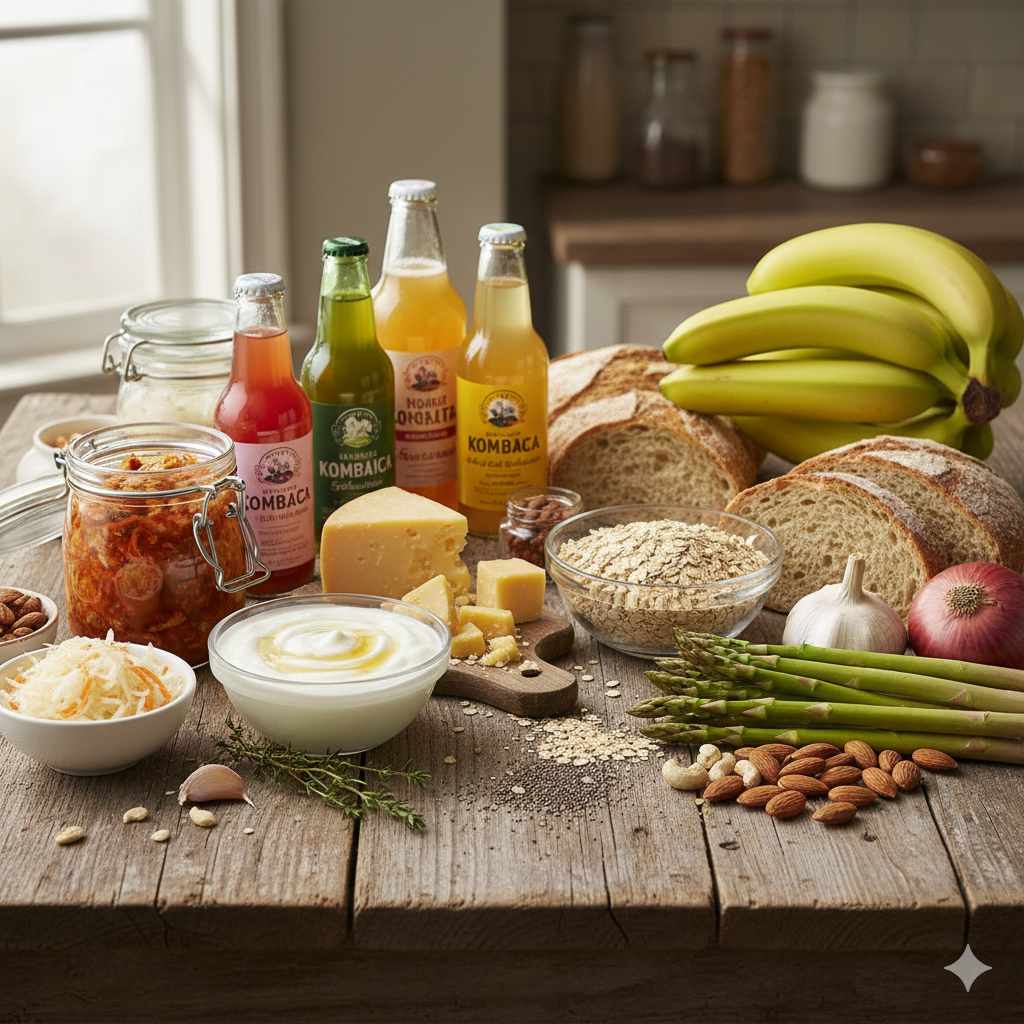 Probiotic and prebiotic food sources