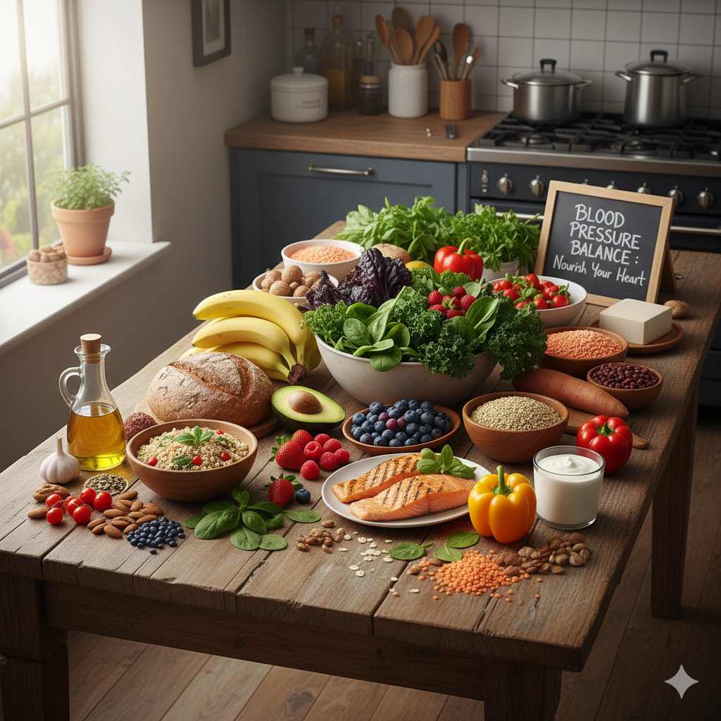 Healthy foods for blood pressure