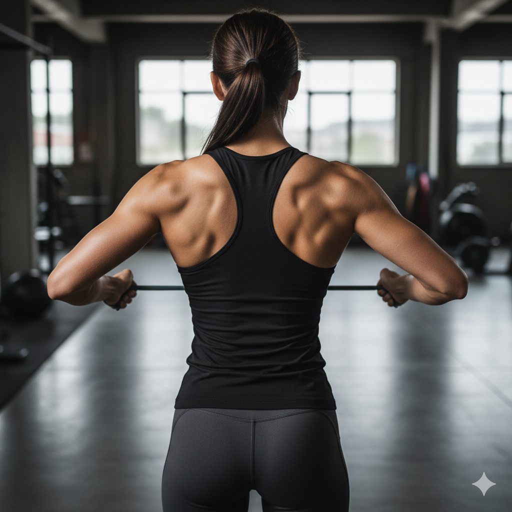 Person performing scapular retractions