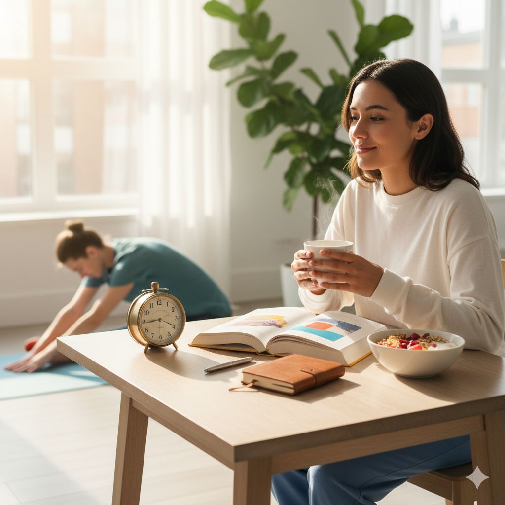 Healthy morning routine